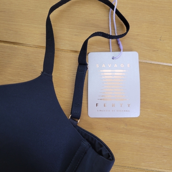 Savage X Fenty BLACK BRA 34B NWT - Picture 2 of 7